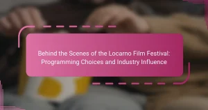 Behind the Scenes of the Locarno Film Festival: Programming Choices and Industry Influence
