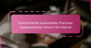 Environmental Sustainability Practices Implemented by Venice Film Festival