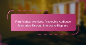 Film Festival Archives: Preserving Audience Memories Through Interactive Displays