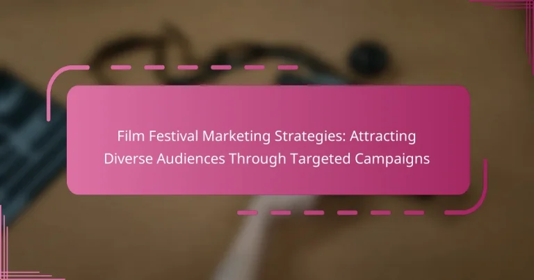 Film Festival Marketing Strategies: Attracting Diverse Audiences Through Targeted Campaigns