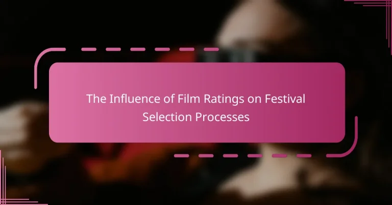 The Influence of Film Ratings on Festival Selection Processes