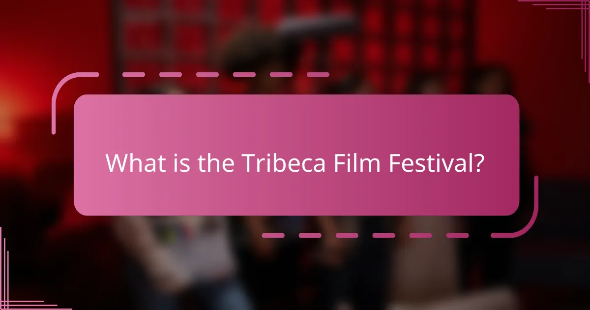 What is the Tribeca Film Festival?